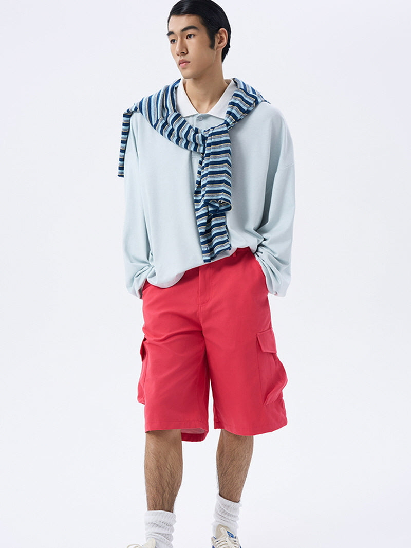 Pastel Long Polo Tee