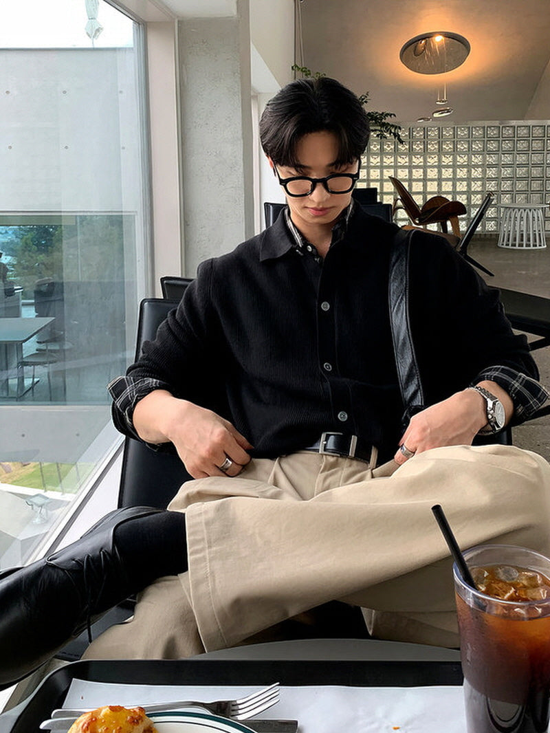 Lapel Drape Cardigan