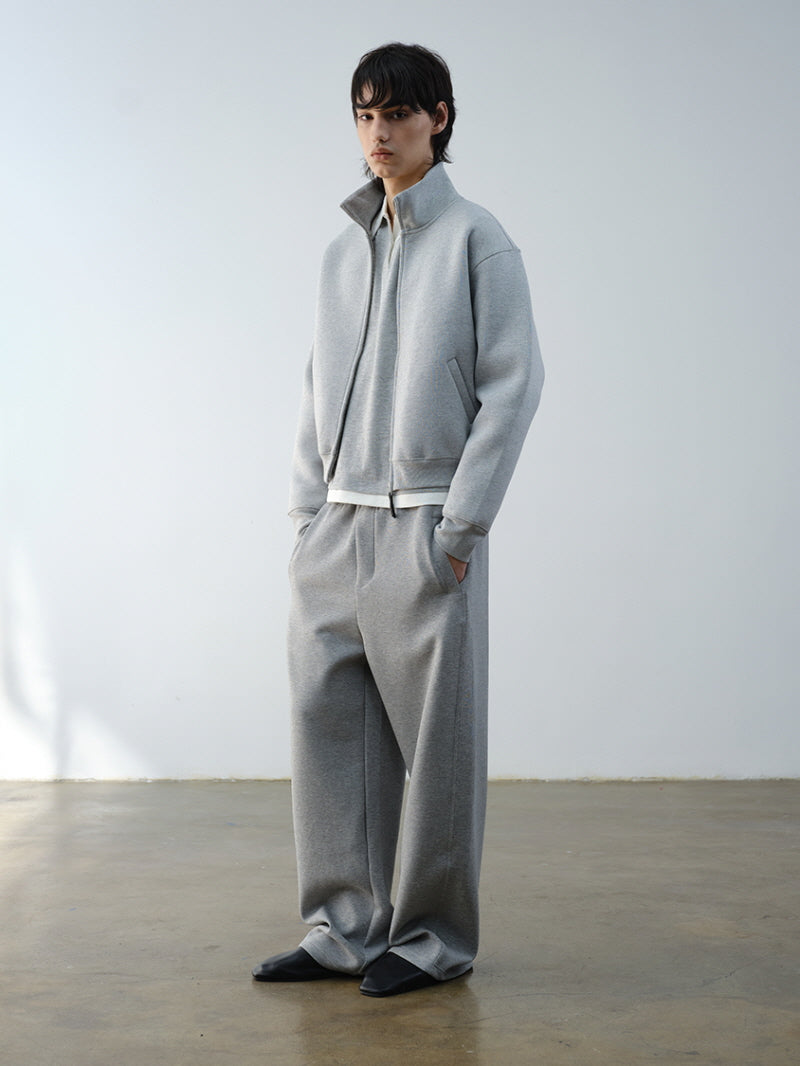 Air Cotton Crop Zip Crop Jacket