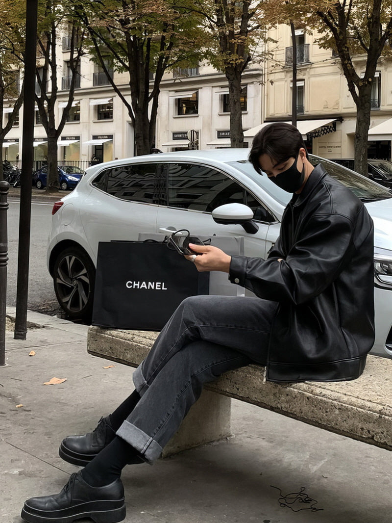 Leather Biker Jacket