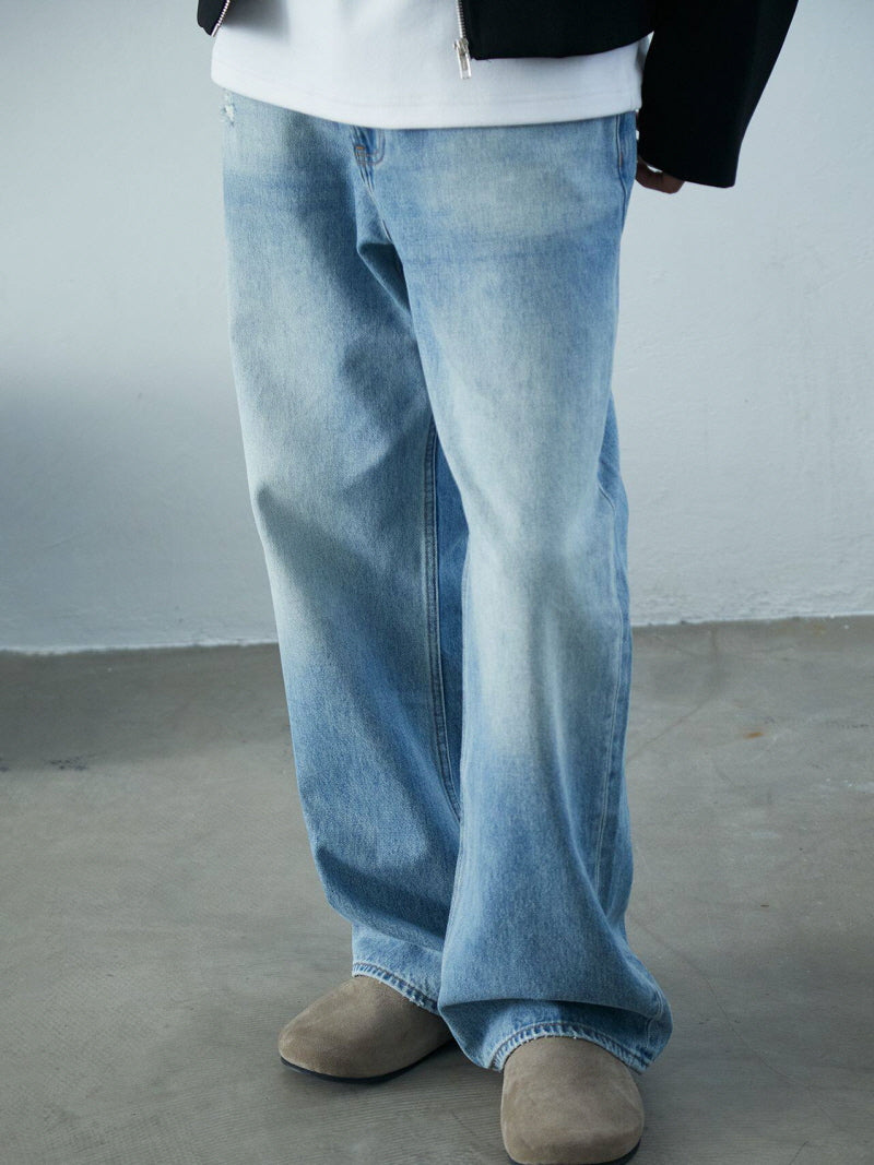 Ice Blue Baggy Jeans