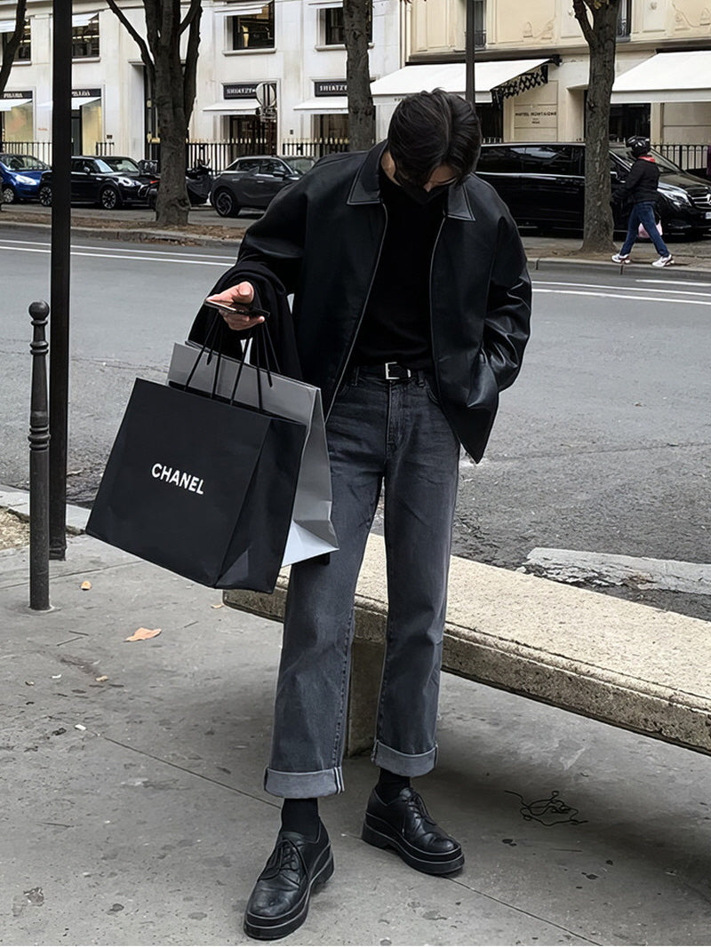 Leather Biker Jacket