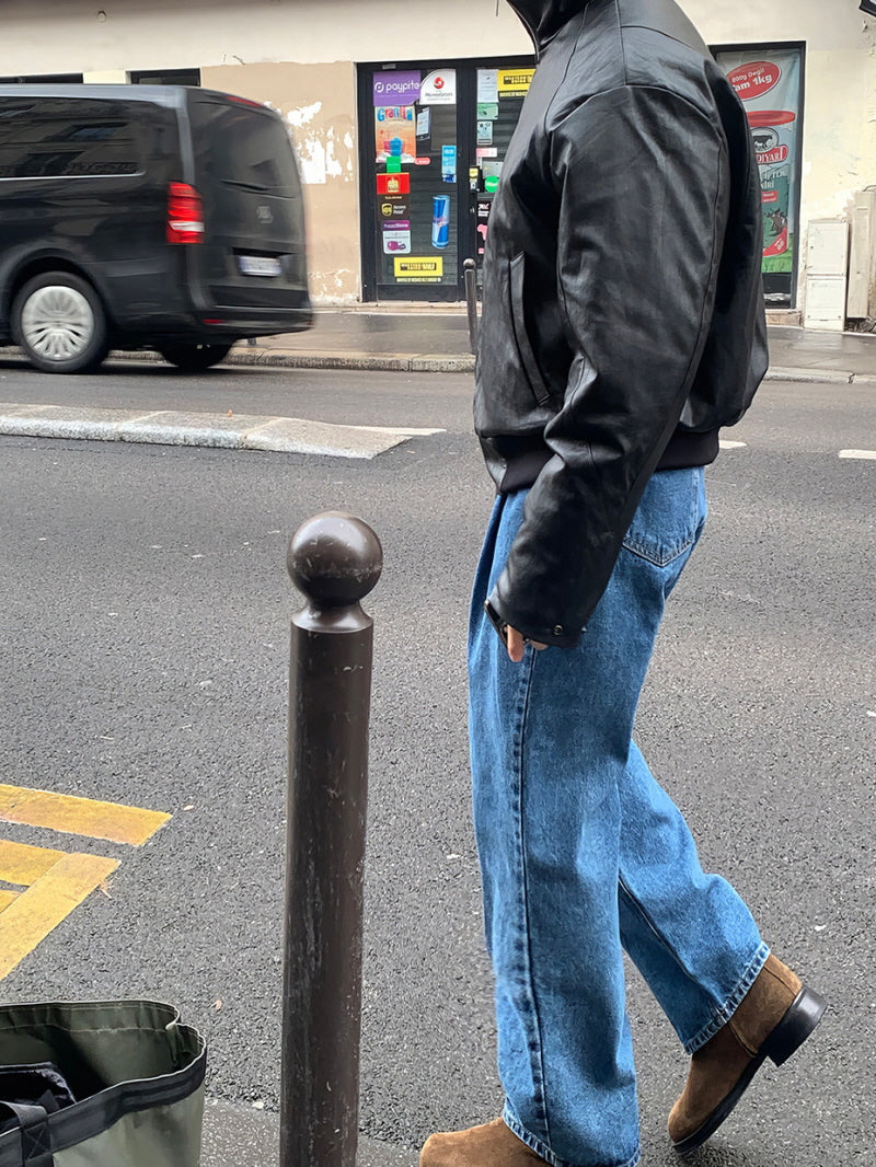 Fleece-Lined Motorcycle Jacket