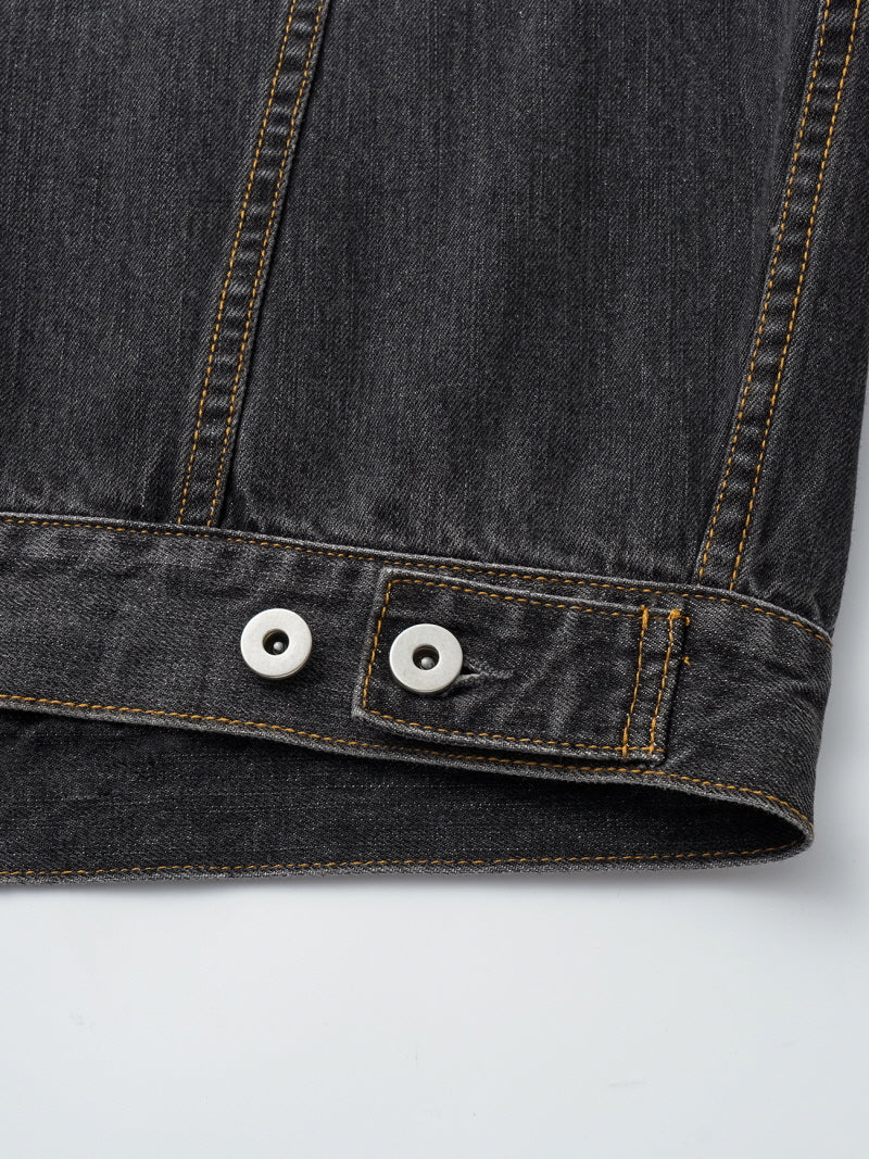 Bamboo Ink Splash Denim Jacket