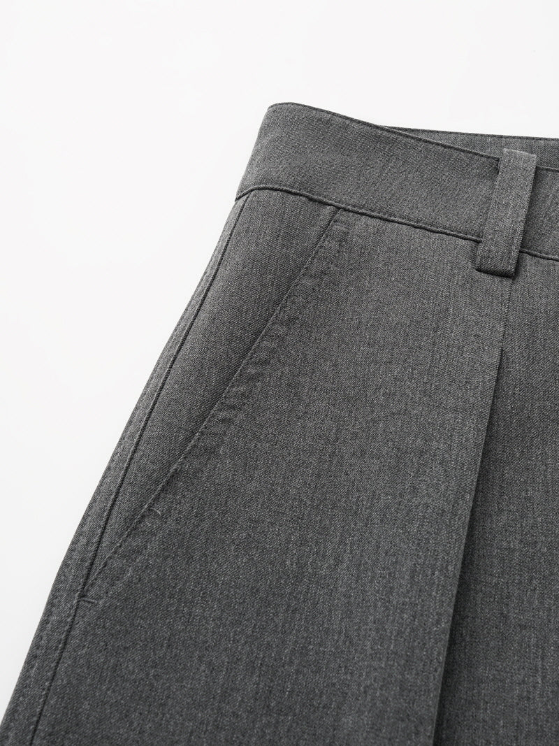 TR Blend Pleated A-Line Trousers