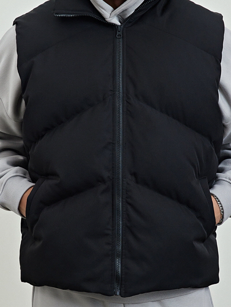 Black Zip Vest