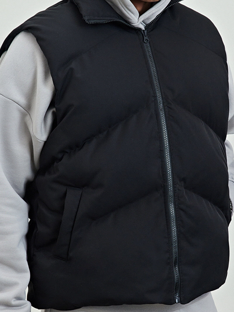 Black Zip Vest