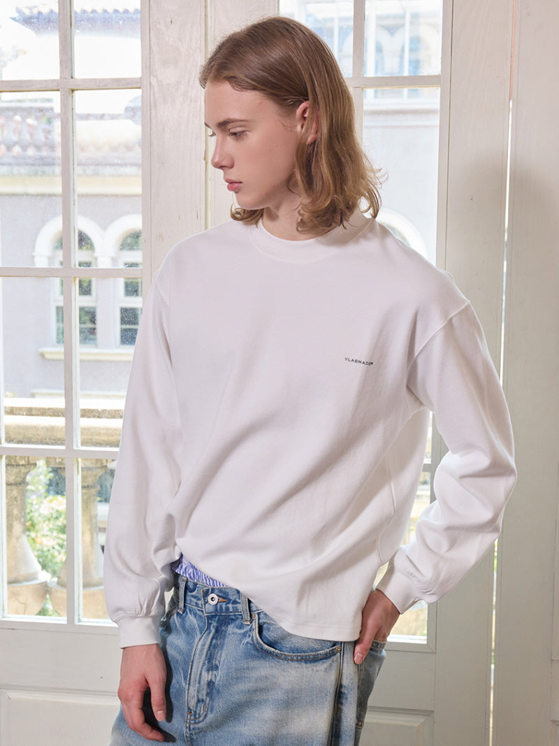 Boxy Logo Long Sleeve Tee