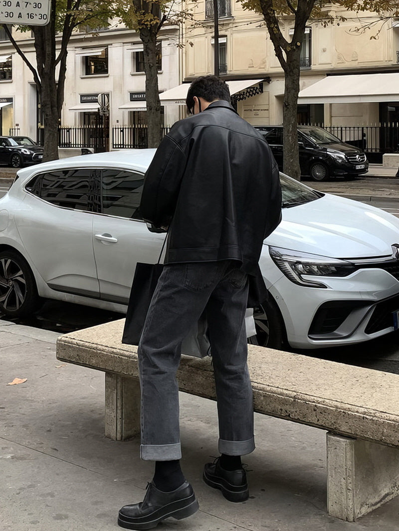 Leather Biker Jacket