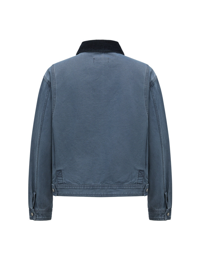 French Blue Cargo Jacket
