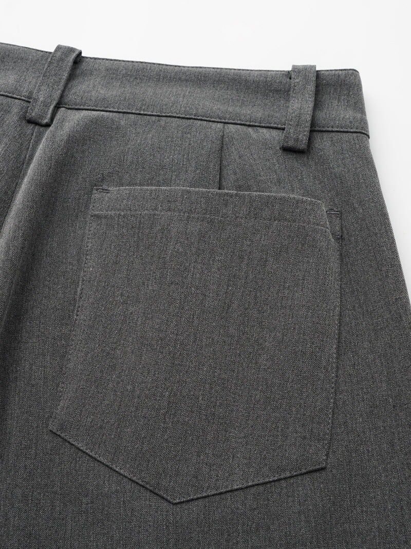 TR Blend Pleated A-Line Trousers