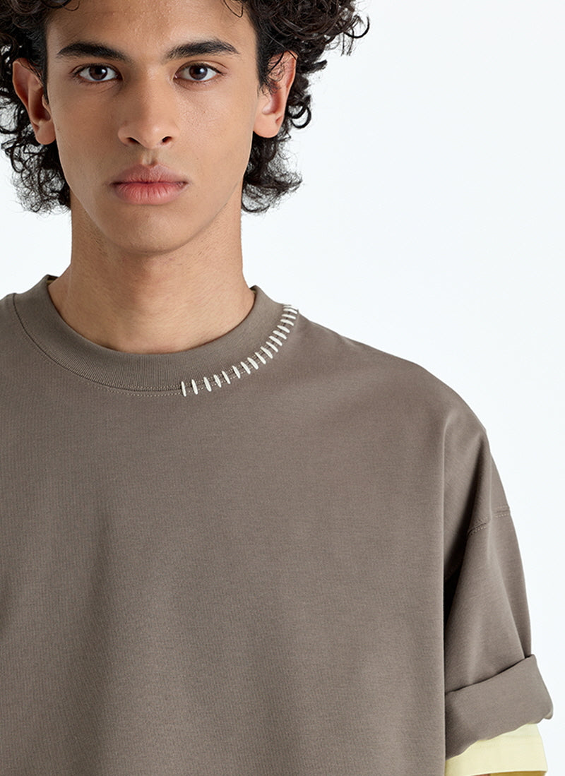 Hand-Stitched Tassel Tee