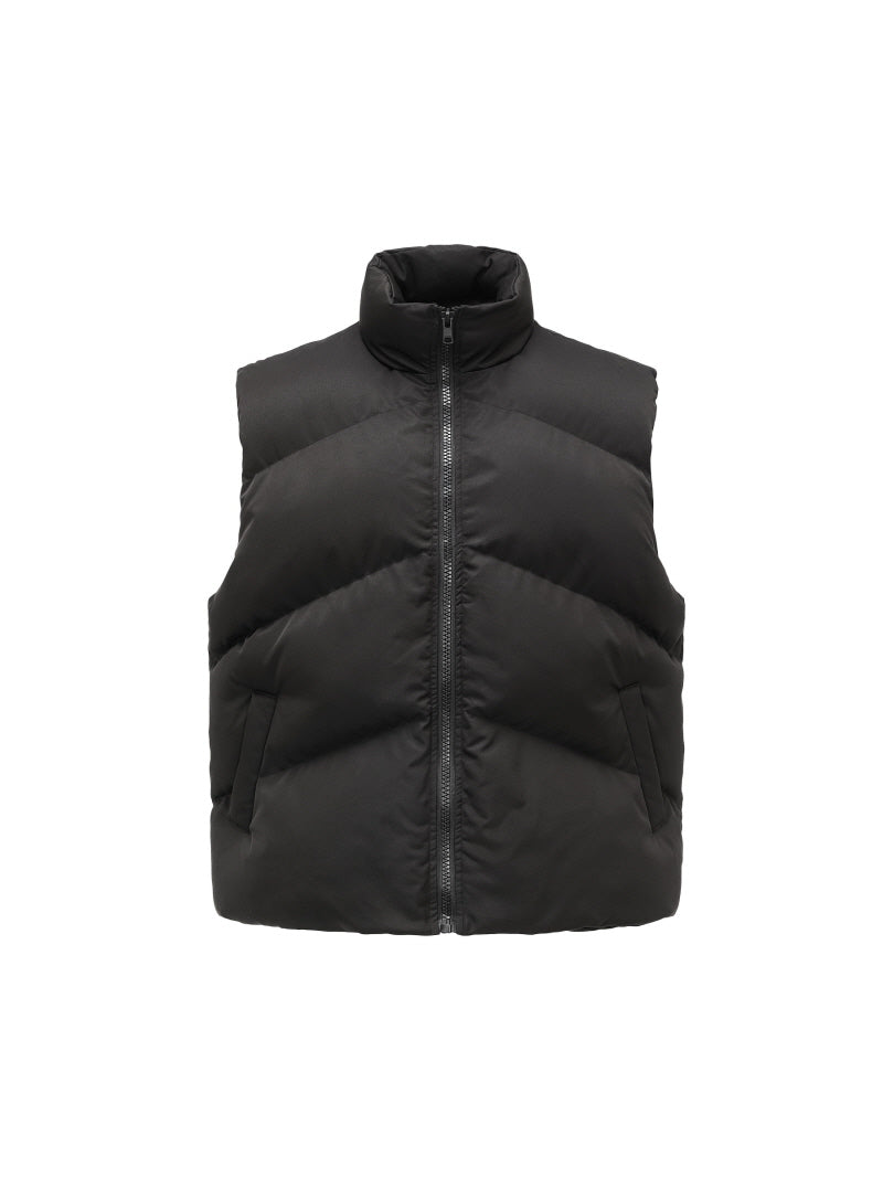 Black Zip Vest