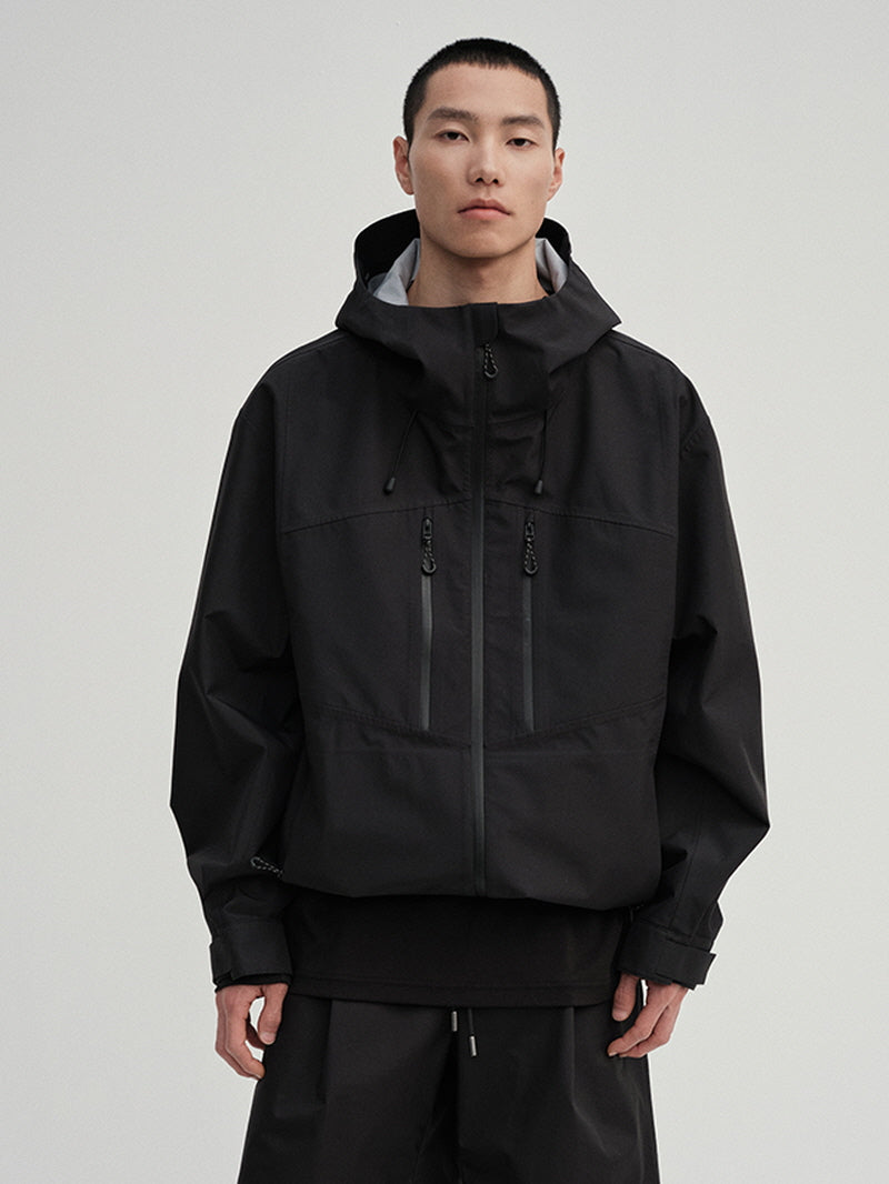 Hard Shell Waterproof Hooded Jacket
