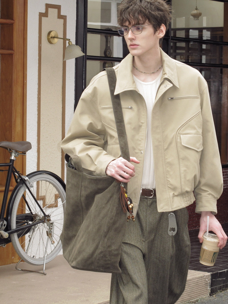 Zip Pocket Cotton Jacket