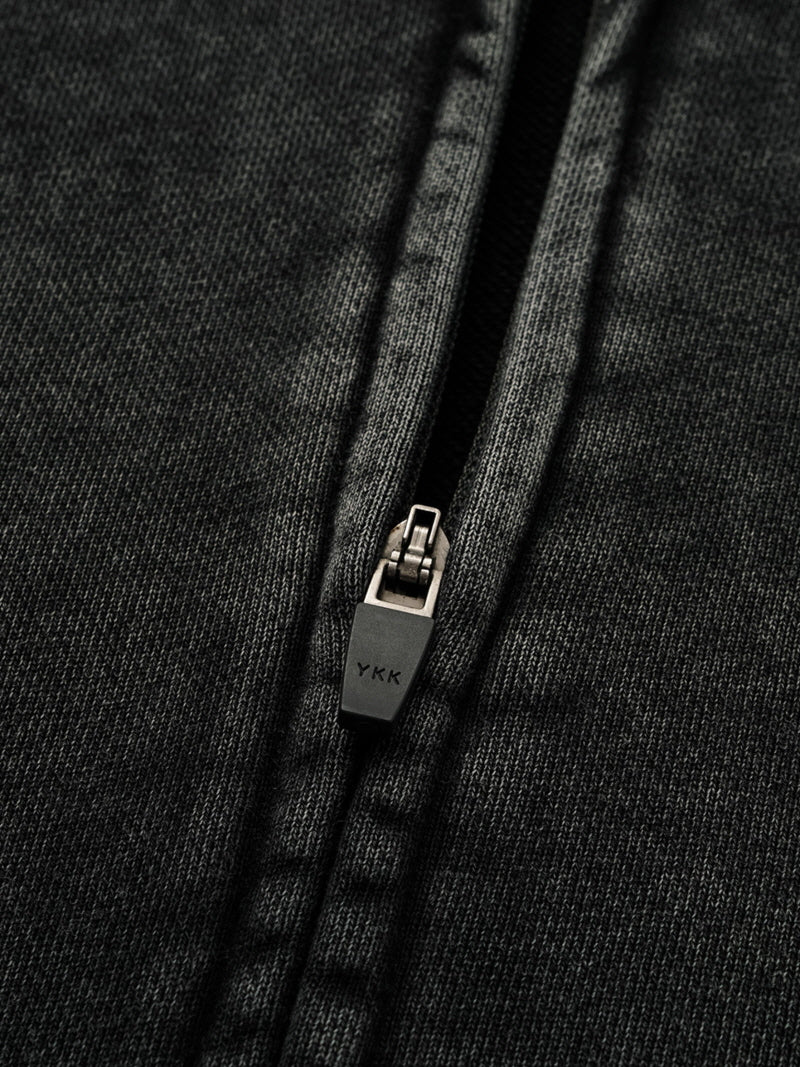 Heavy Cotton Terry Zip Hoodie