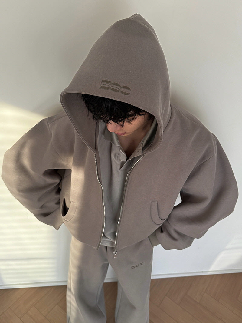 Boxy Heavyweight Tricolor Hoodie
