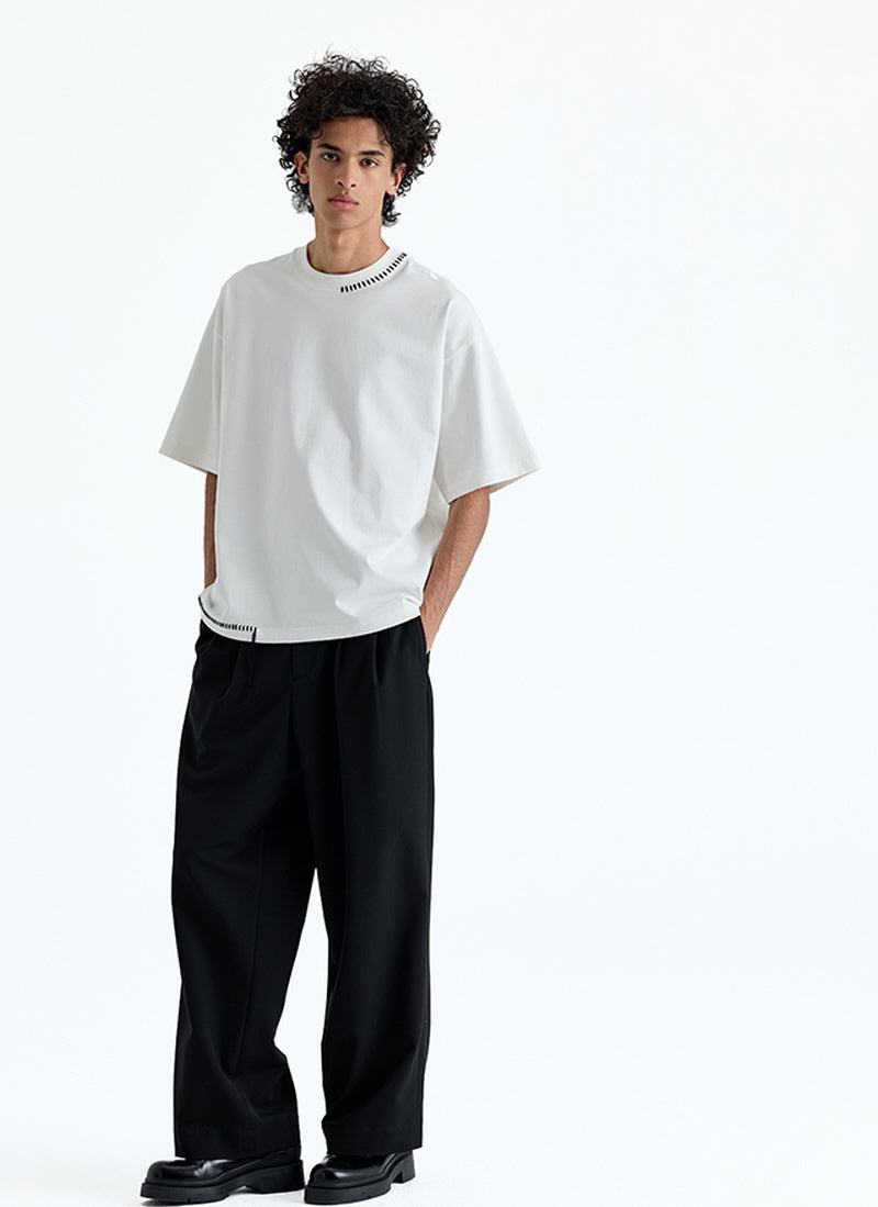 Hand-Stitched Tassel Tee