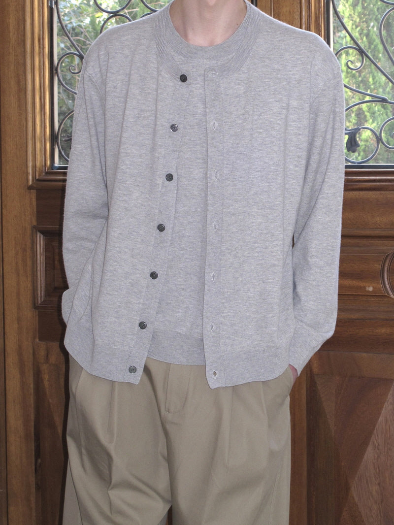 Faux Layered Fluffy Sweater