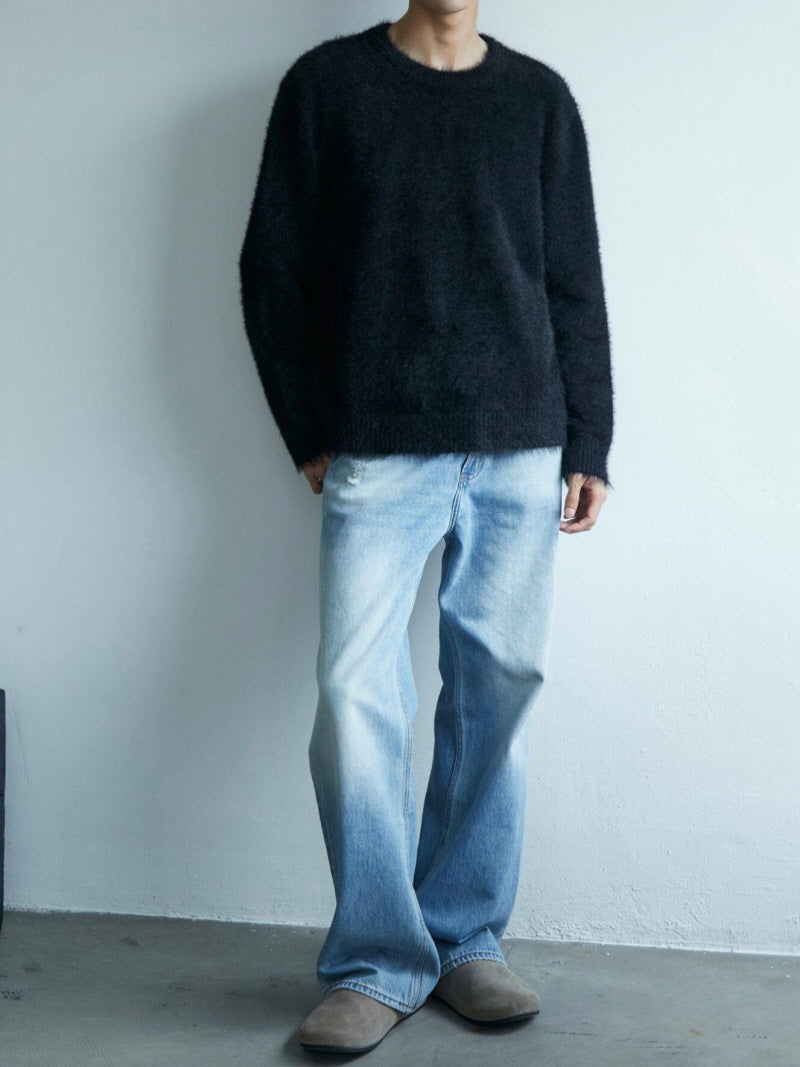 Ice Blue Baggy Jeans