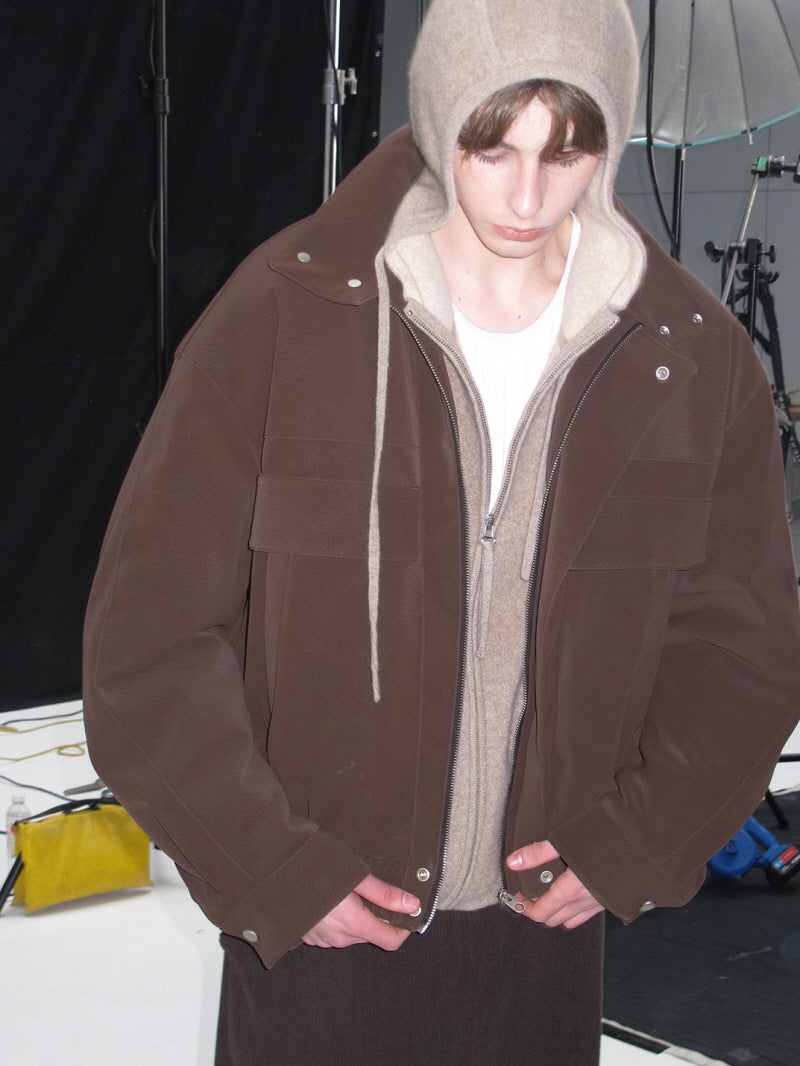 Crush PU Leather Jacket