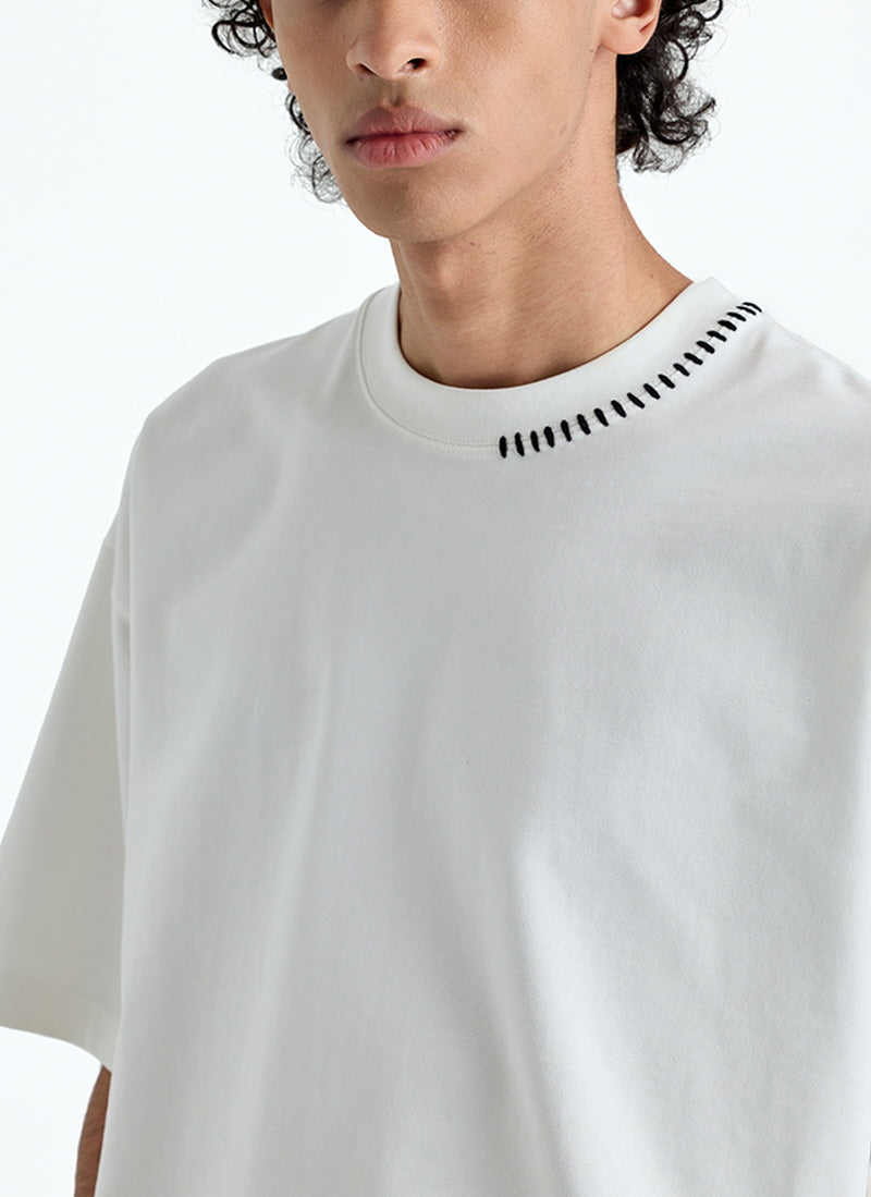 Hand-Stitched Tassel Tee