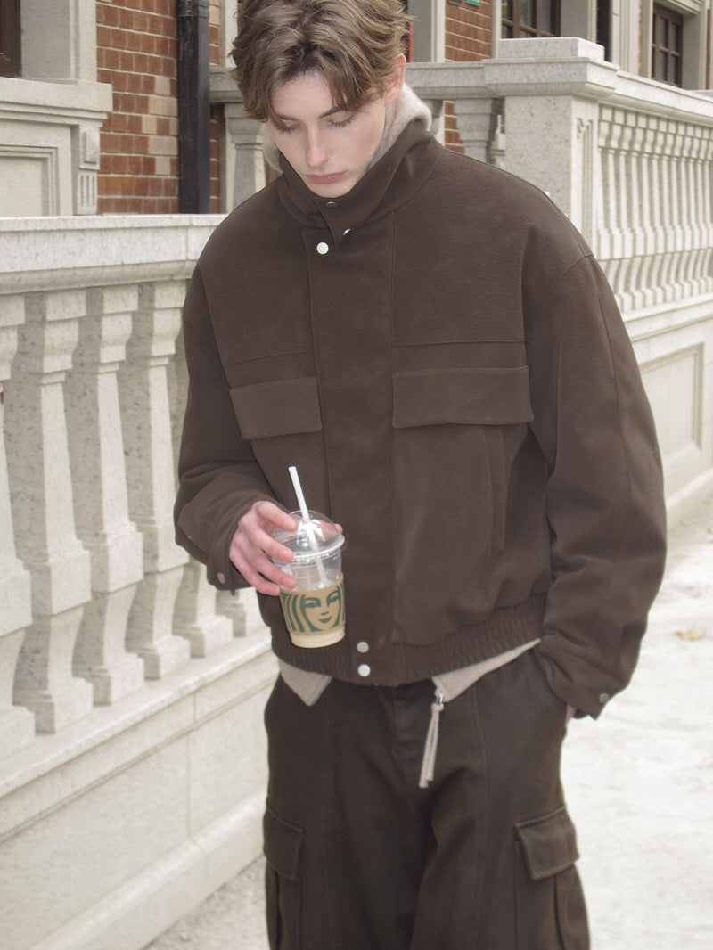 Crush PU Leather Jacket