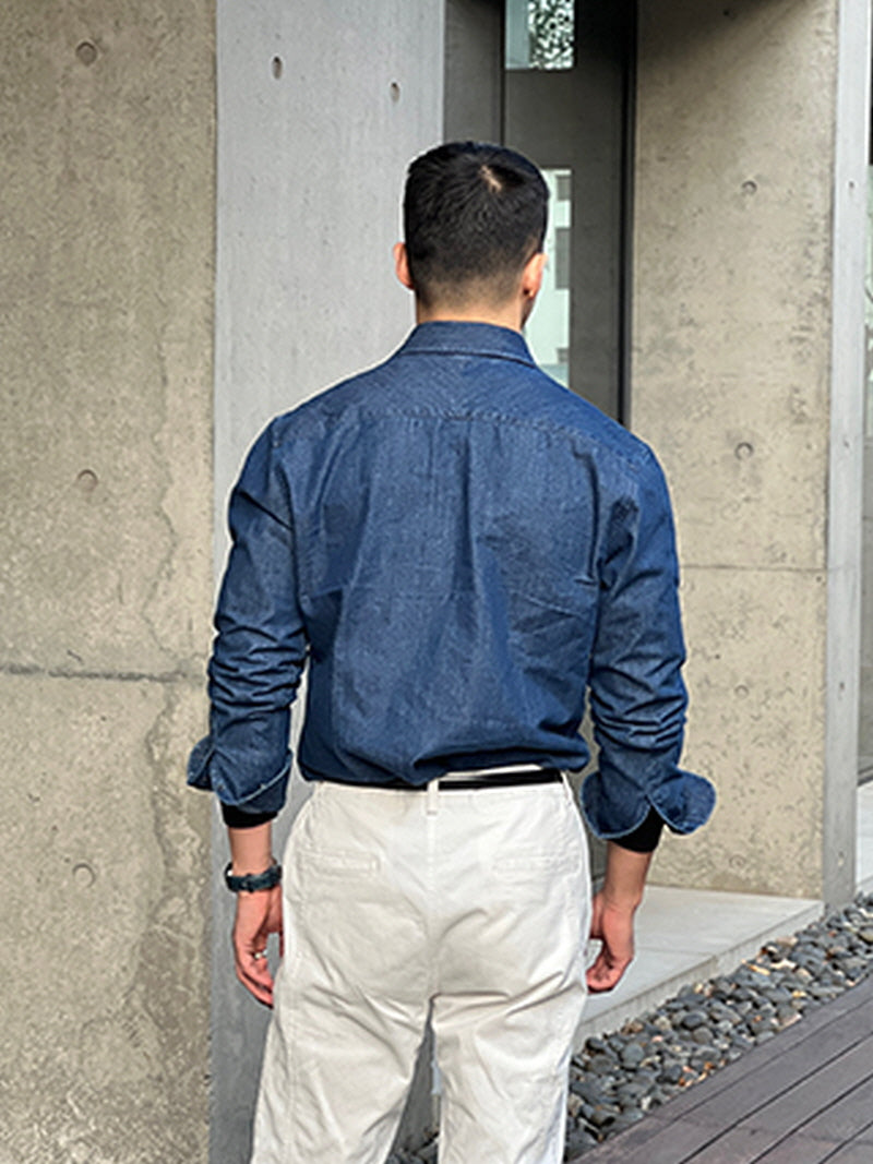 Pure Cotton Denim Shirt