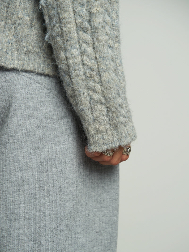 Floral Wool-Blend Premium Cardigan