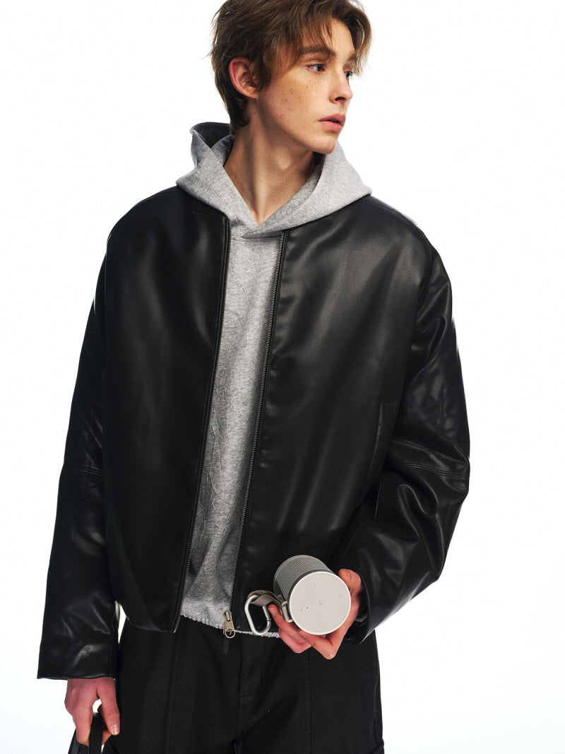 Collarless Short Jacket