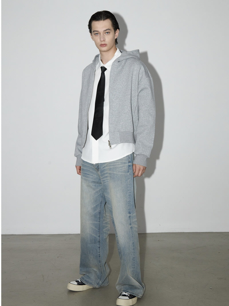 Heavy Air Layer Zip Hoodie