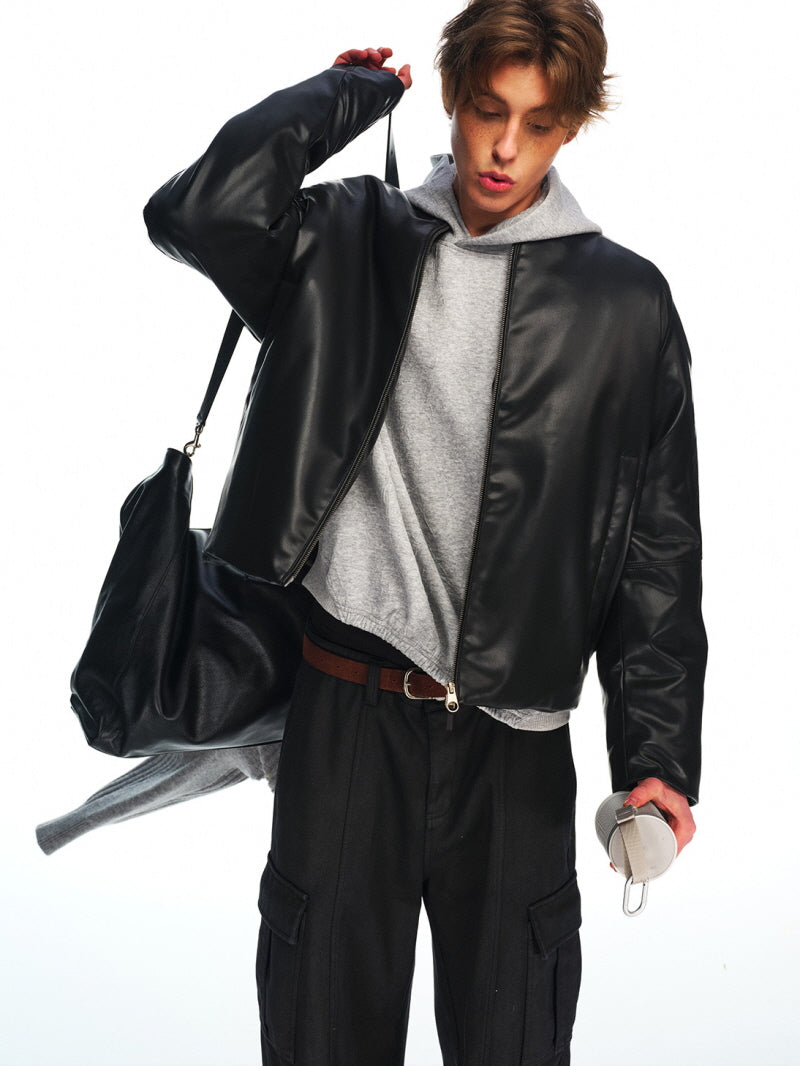 Collarless Short Jacket