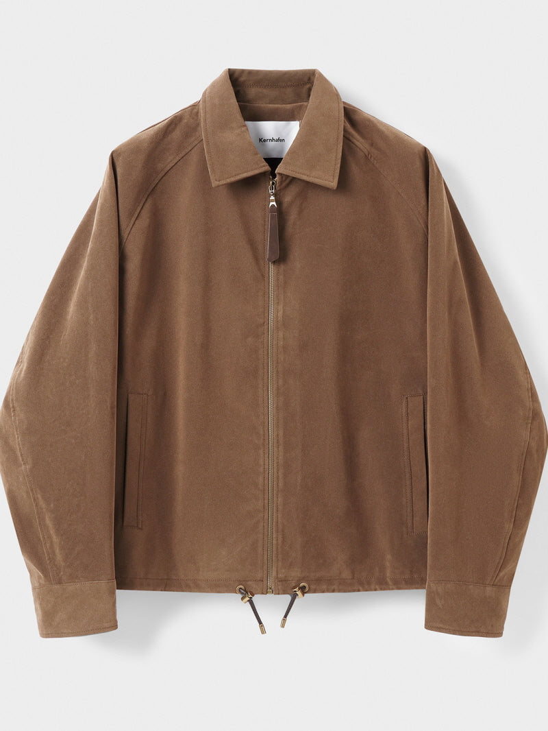 Suede Raglan Style Jacket