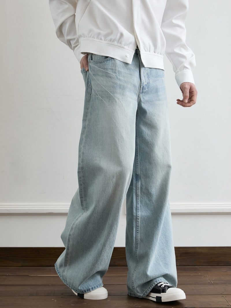 Ice Blue Ghost Claw Jeans