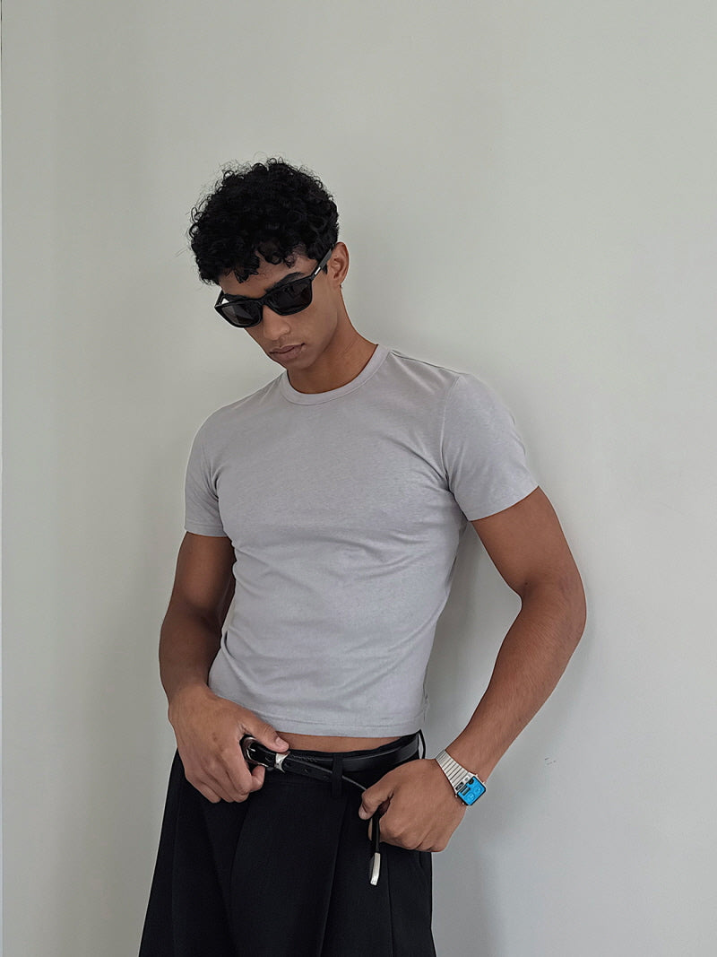 Slim Fit Cropped Tee