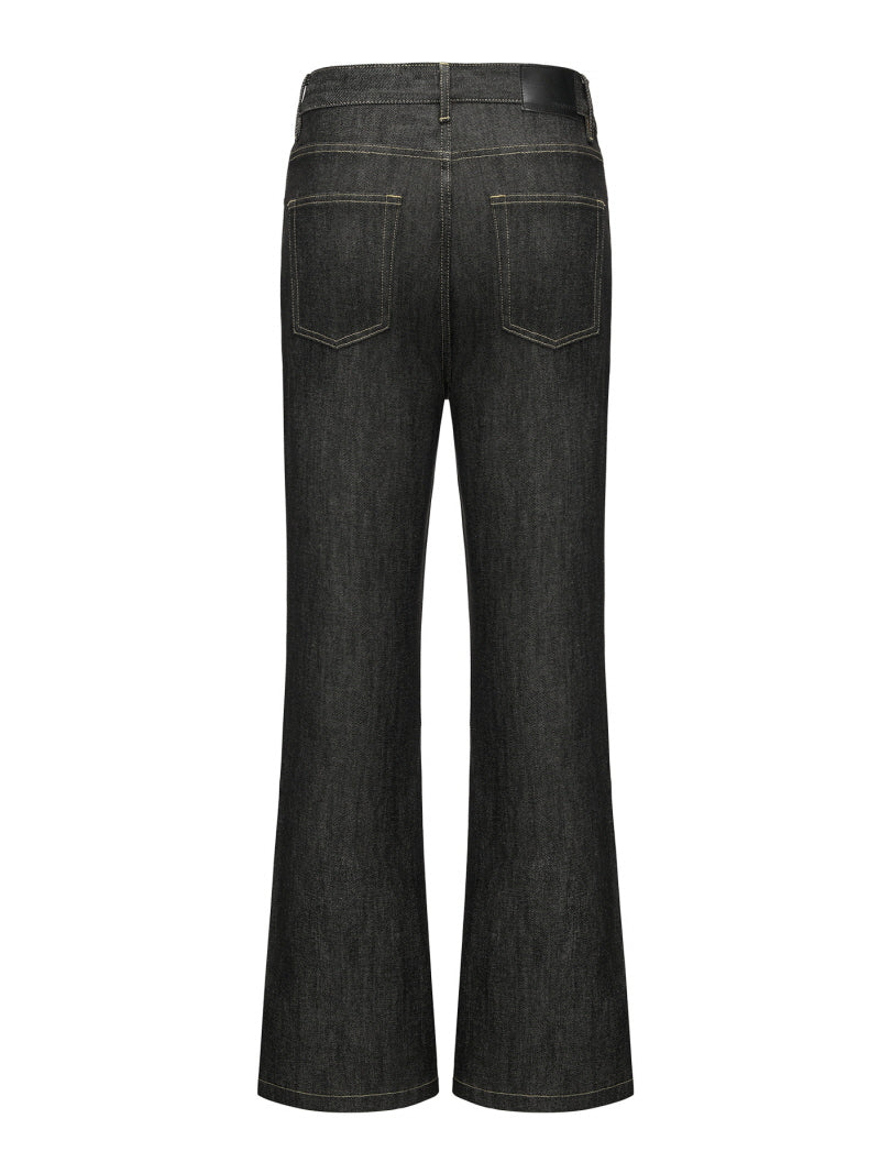 Raw Indigo Flare Jeans
