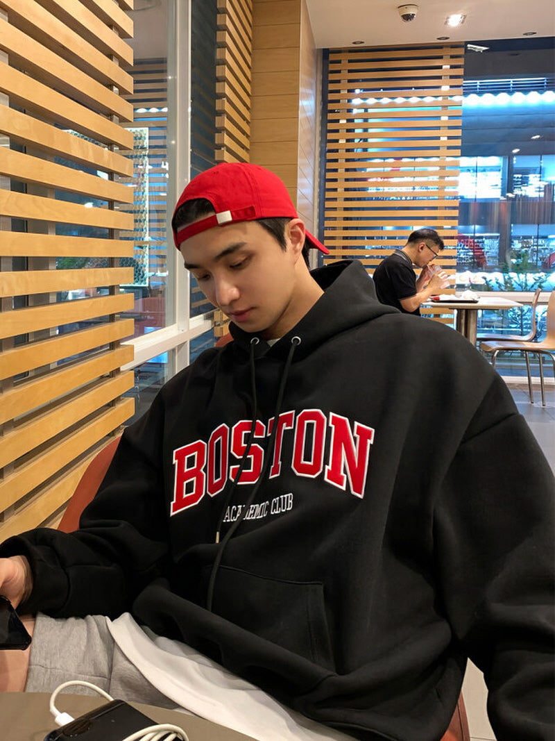 Hooded Letter Hoodie