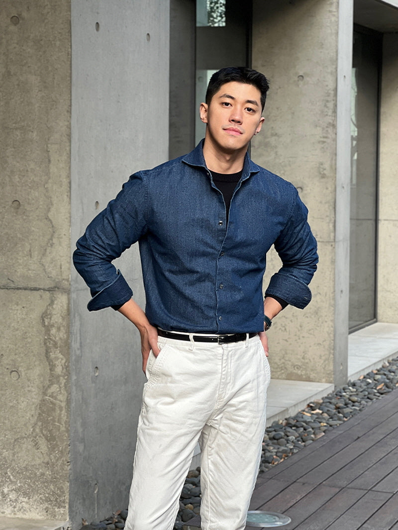 Pure Cotton Denim Shirt