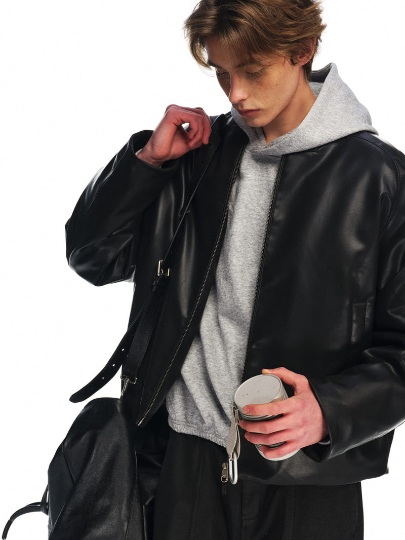 Collarless Short Jacket