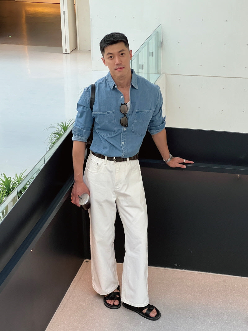 Autumn Washed Denim Shirt