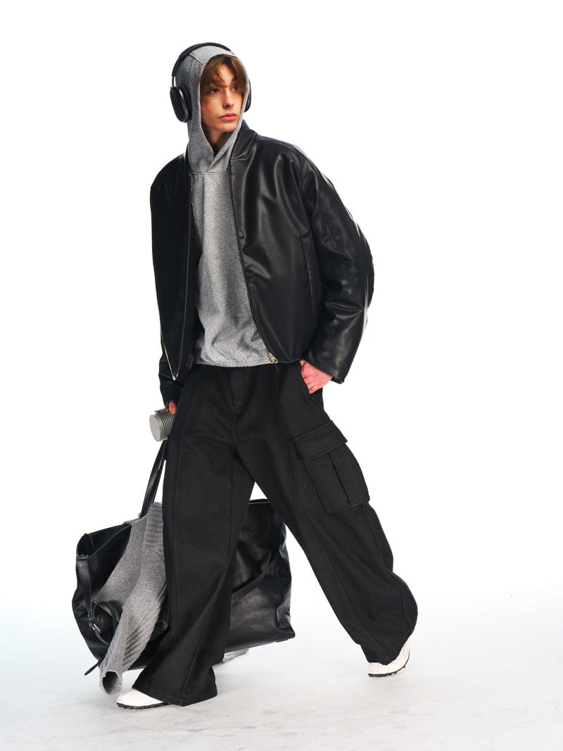 Collarless Short Jacket