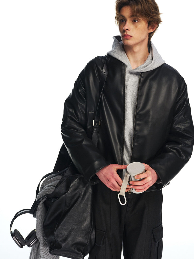 Collarless Short Jacket