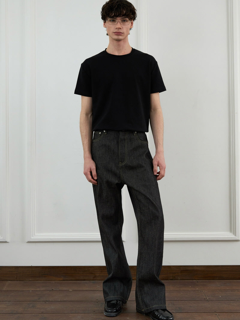 Raw Indigo Flare Jeans