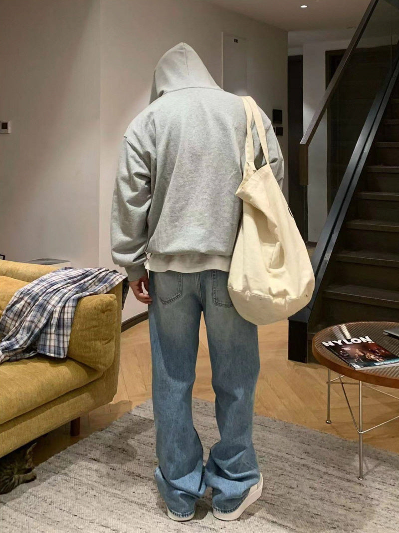 Ice Blue Baggy Jeans