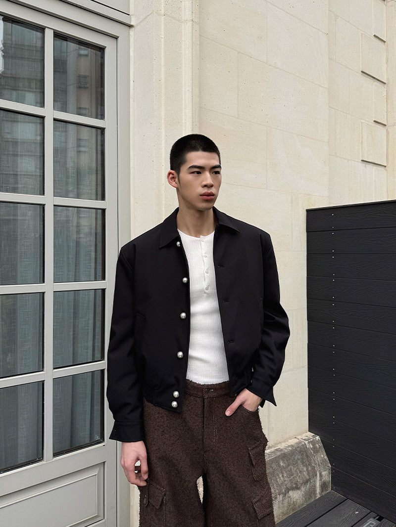 Premium Black TR Twill Down Jacket