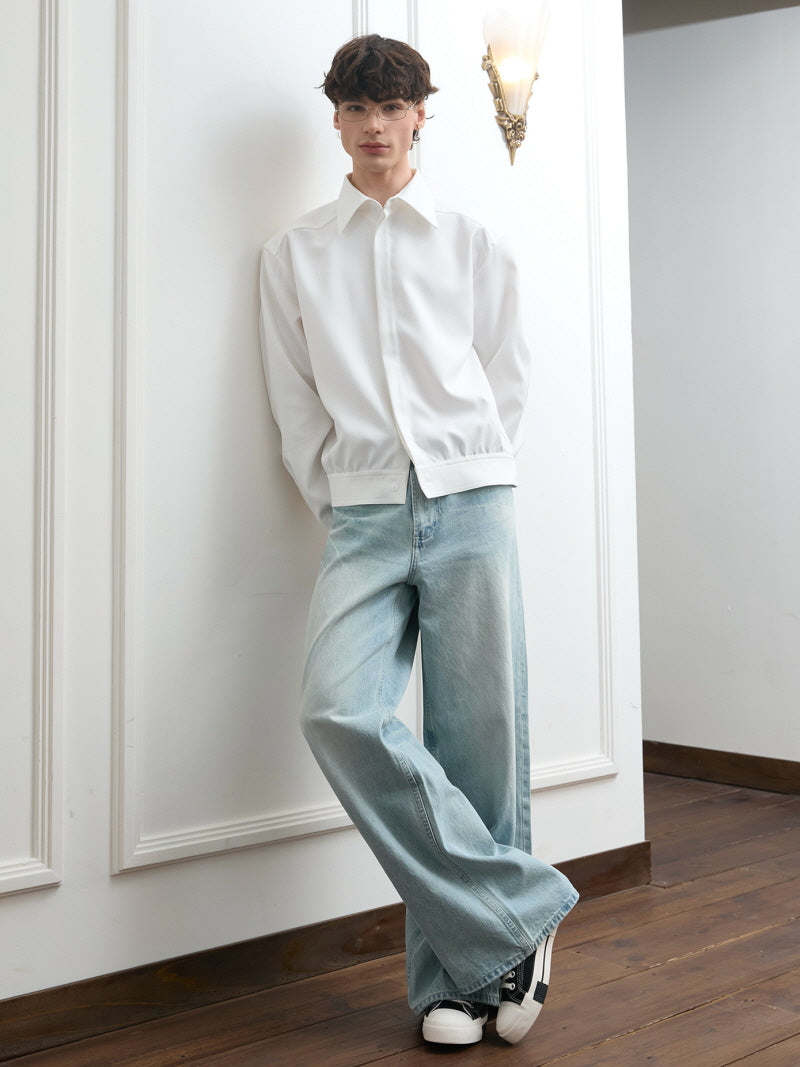 Ice Blue Ghost Claw Jeans