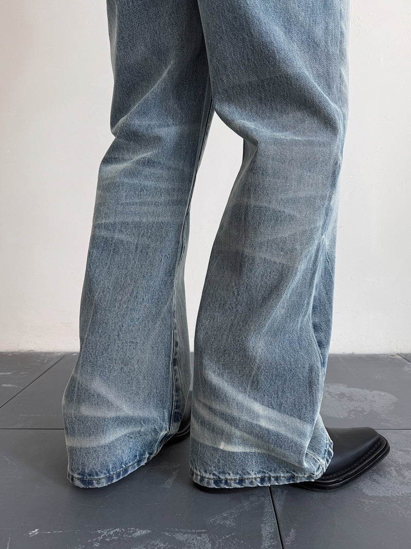Blue Gradient Whisker Jeans
