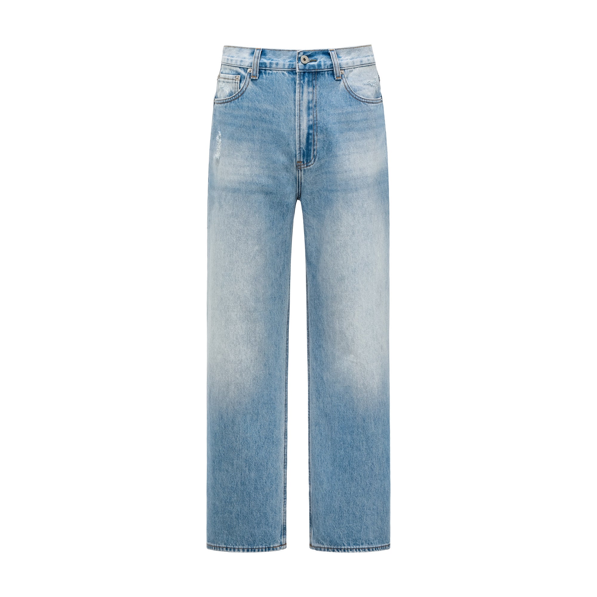 Ice Blue Baggy Jeans