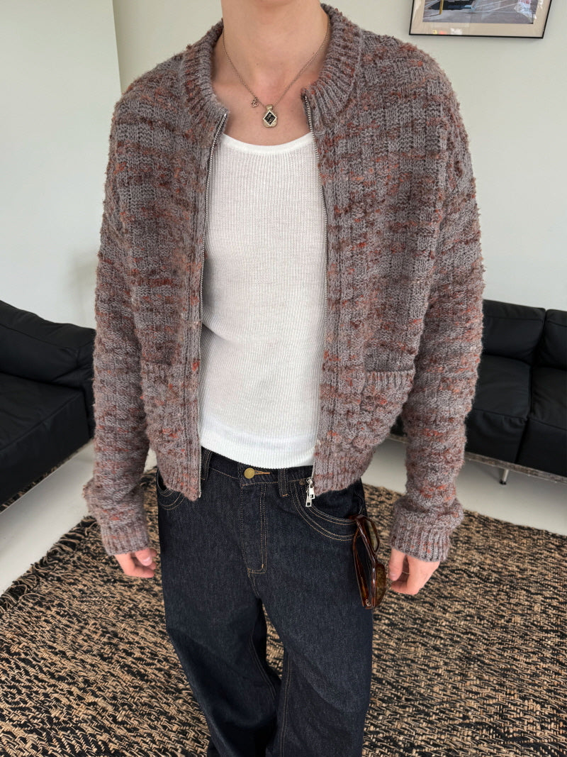 Heritage Zip Knit Cardigan