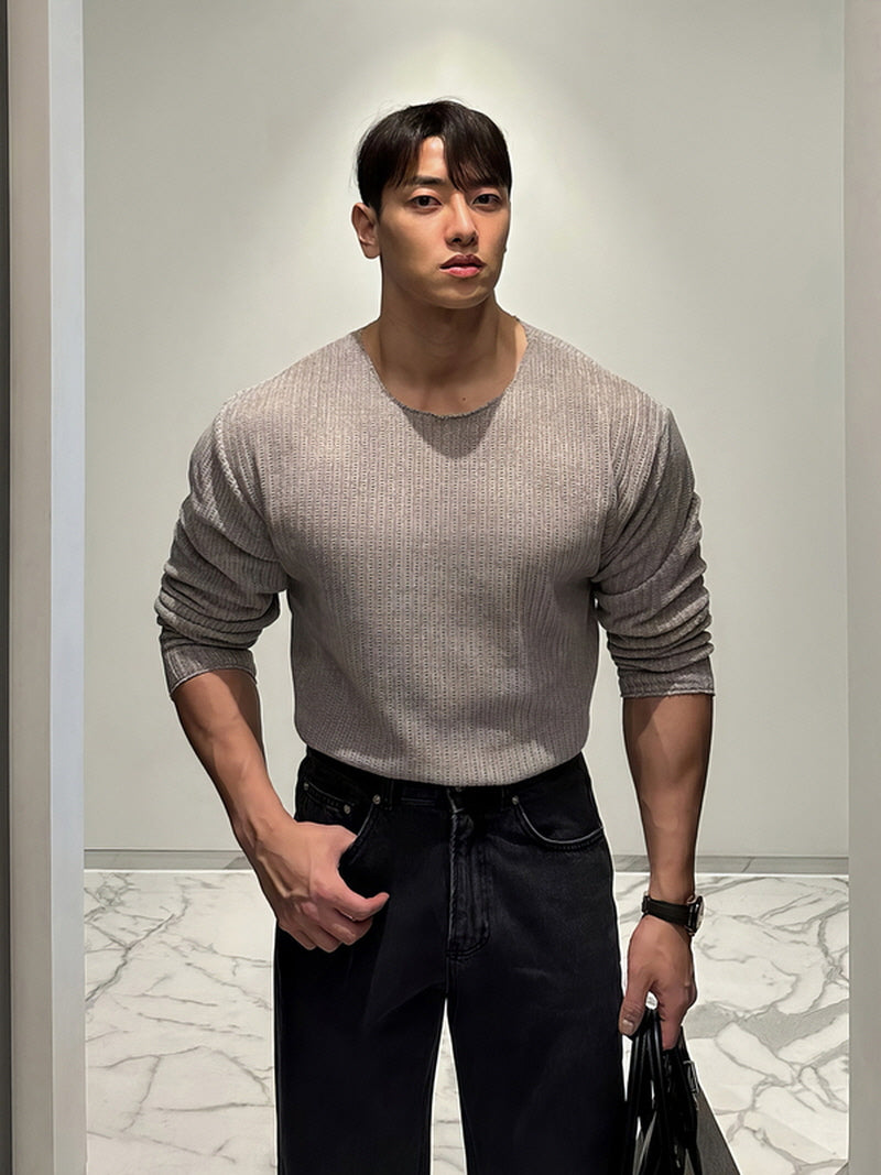 Knit Crew Long Sleeve